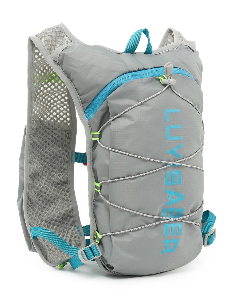 Cross-Country Marathon Running Backpack Safety Reflective Strip Riding Backpack Multifunctional Breathable Sports Backpack - Image 3